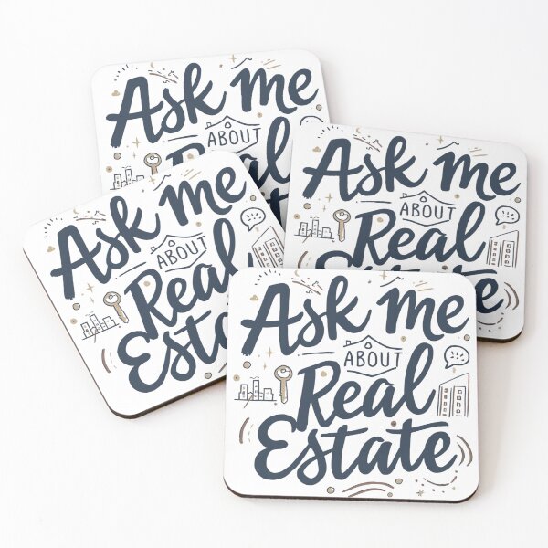 Item preview, Ask Me About Real Estate | Realtor T-Shirt for Agents, Brokers & Housing Market Professionals designed and sold by GAIDREDA.