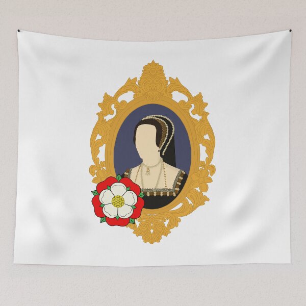Item preview, Queen Tudor Anne Boleyn Golden Frame designed and sold by FreeOrca.
