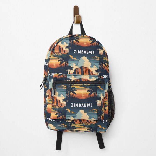Item preview, Zimbabwe Africa Retro Vintage Travel Design designed and sold by TravelersGems.