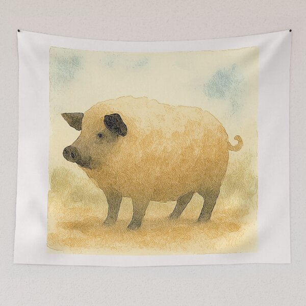 Item preview, Mangalitza the Hungarian breed Pig#1 designed and sold by Helios Be. Lavsh.