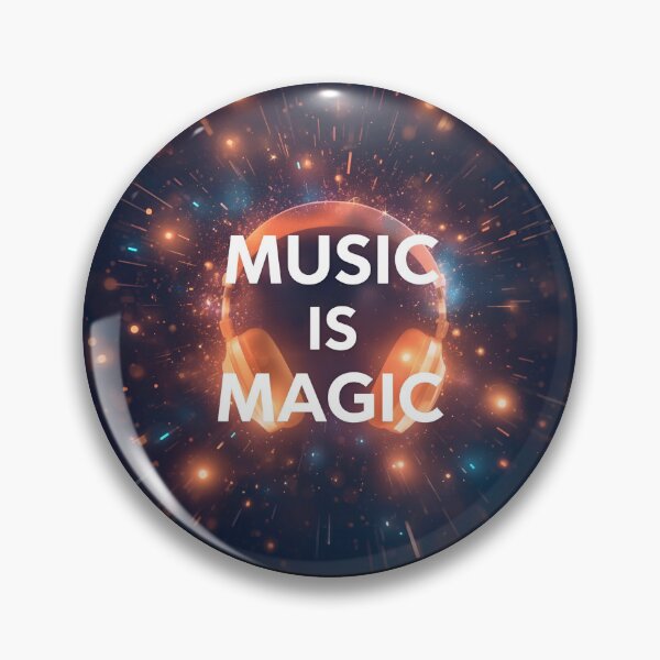 Item preview, Music is Magic – headphones releasing glowing sparkles 3 designed and sold by Neon G.