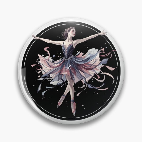 Item preview, Winter Sports Games Figure Skater Ice Dancing Sticker designed and sold by colorleafz.