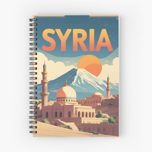 Item preview, Syria Retro Vintage Travel Design designed and sold by TravelersGems.