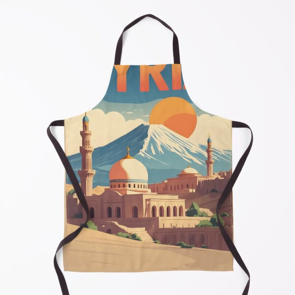 Item preview, Syria Retro Vintage Travel Design designed and sold by TravelersGems.