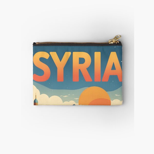 Item preview, Syria Retro Vintage Travel Design designed and sold by TravelersGems.