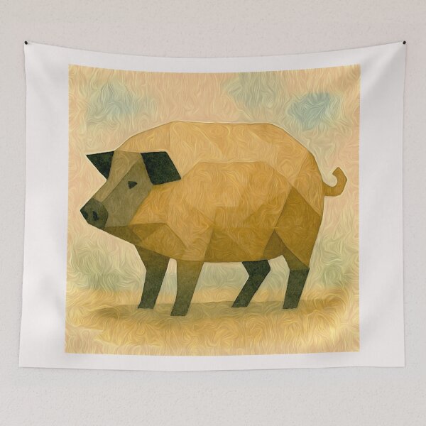 Item preview, Mangalitza the Hungarian breed Pig#2 designed and sold by Helios Be. Lavsh.