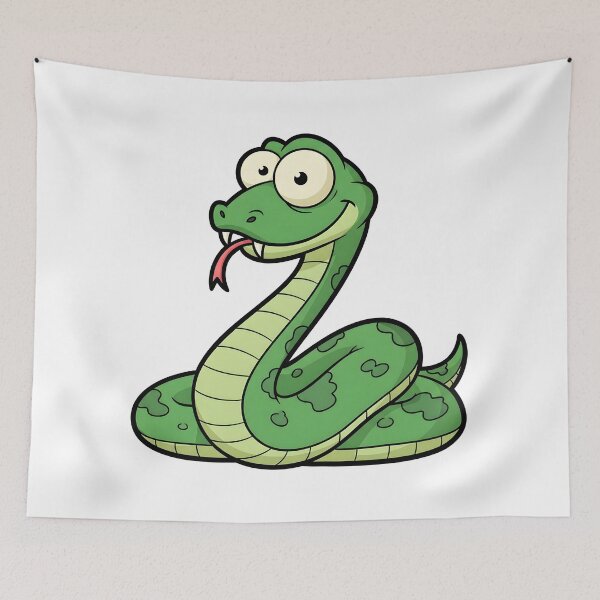 Item preview, Green snake designed and sold by Uglyandcute.