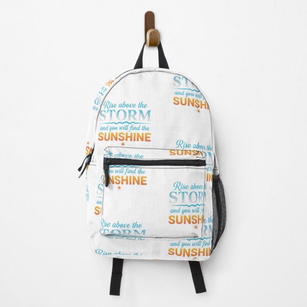Item preview, Rise Above the Storm Find the Sunshine Motivational Quote designed and sold by DraftNDreamShop.