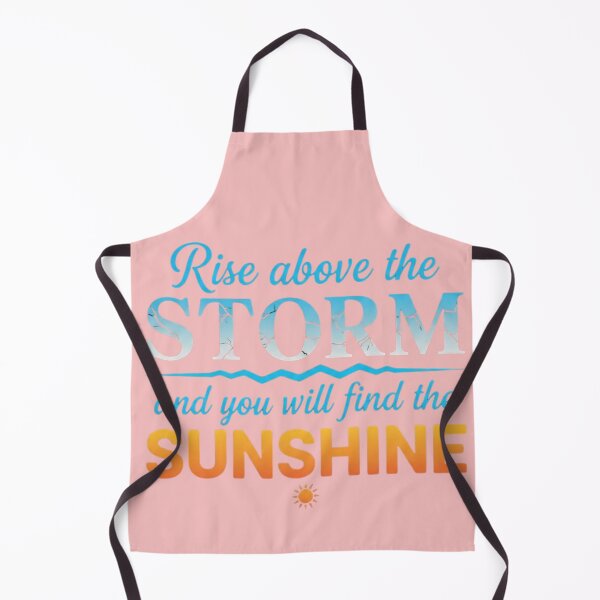 Item preview, Rise Above the Storm Find the Sunshine Motivational Quote designed and sold by DraftNDreamShop.