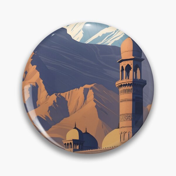 Item preview, Afghanistan Retro Vintage Travel Design designed and sold by TravelersGems.