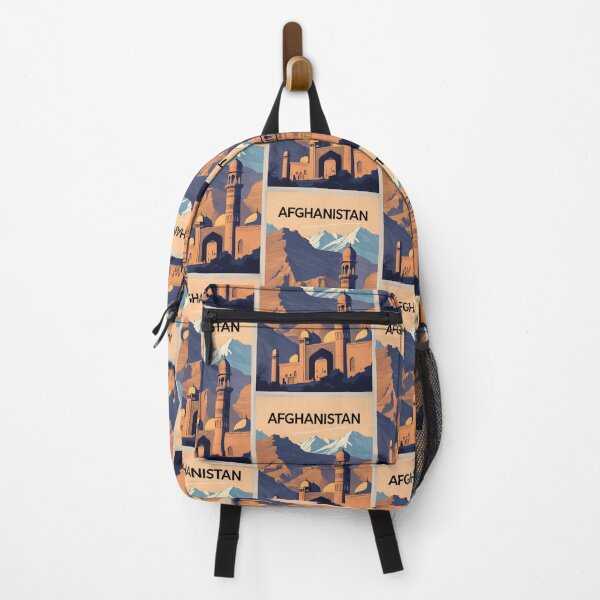 Item preview, Afghanistan Retro Vintage Travel Design designed and sold by TravelersGems.