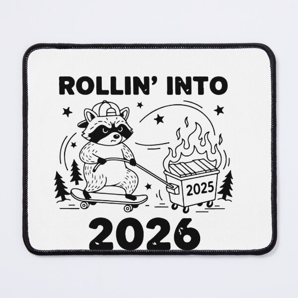Item preview, Rollin' Into 2026 For Raccoon Lovers designed and sold by artcultreone.