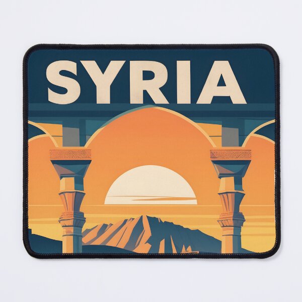 Item preview, Syria Retro Vintage Travel Design designed and sold by TravelersGems.