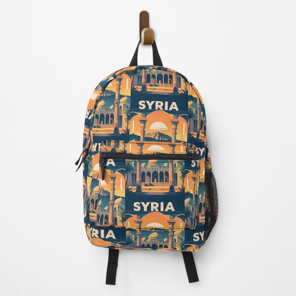 Item preview, Syria Retro Vintage Travel Design designed and sold by TravelersGems.