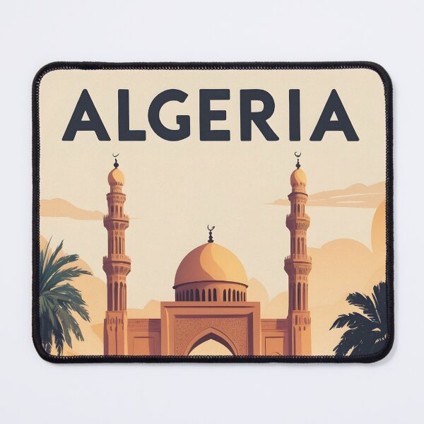 Item preview, Algeria Retro Vintage Travel Design designed and sold by TravelersGems.