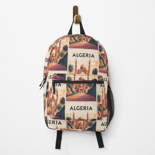 Item preview, Algeria Retro Vintage Travel Design designed and sold by TravelersGems.