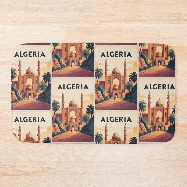 Item preview, Algeria Retro Vintage Travel Design designed and sold by TravelersGems.