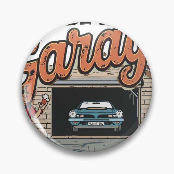 Item preview, I'll Be in the Garage | Funny Mechanic & Car Enthusiast T‑Shirt for DIY Builders and Tinkerers designed and sold by GAIDREDA.