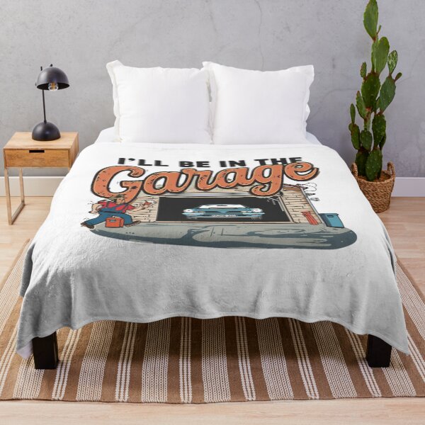 Item preview, I'll Be in the Garage | Funny Mechanic & Car Enthusiast T‑Shirt for DIY Builders and Tinkerers designed and sold by GAIDREDA.