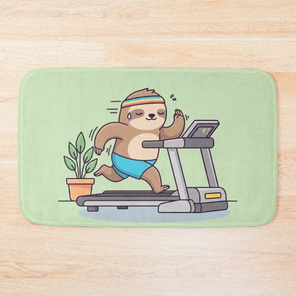Item preview, Sloth running on a treadmill designed and sold by snoWorkshop.
