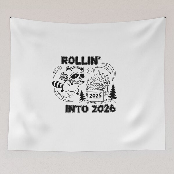 Item preview, Rollin' Into 2026 For Raccoon Lovers designed and sold by artcultreone.