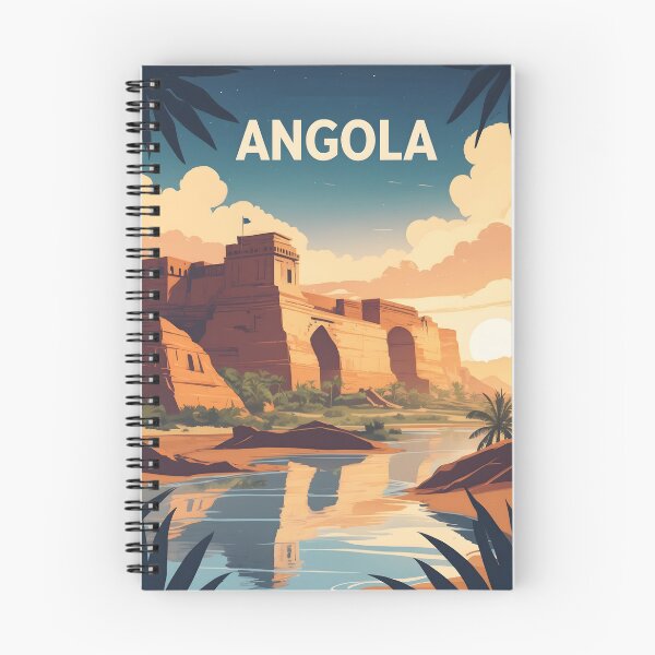 Item preview, Angola Retro Vintage Travel Design designed and sold by TravelersGems.