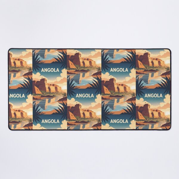 Item preview, Angola Retro Vintage Travel Design designed and sold by TravelersGems.