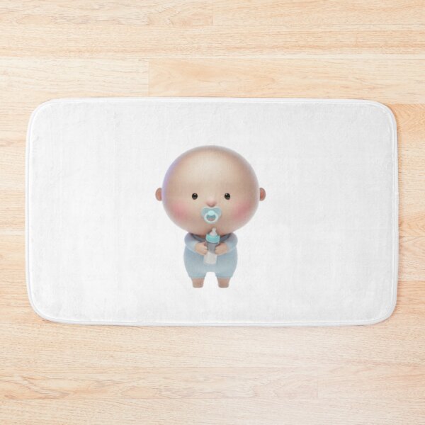 Item preview, PACI Baby 3D Character Art – Cute Pacifier Toddler Illustration designed and sold by HNstory.