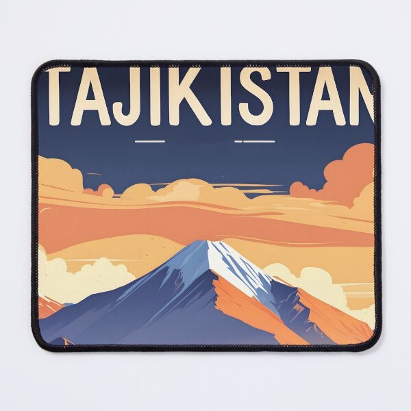 Item preview, Tajikistan Retro Vintage Travel Design designed and sold by TravelersGems.