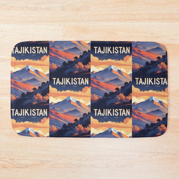 Item preview, Tajikistan Retro Vintage Travel Design designed and sold by TravelersGems.