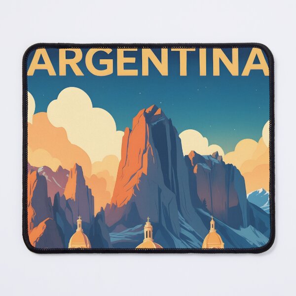 Item preview, Argentina Retro Vintage Travel Design designed and sold by TravelersGems.