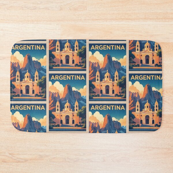 Item preview, Argentina Retro Vintage Travel Design designed and sold by TravelersGems.