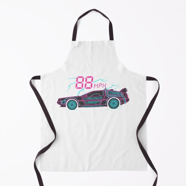 Item preview, Neon 88 MPH Time Machine Car Retro 80s Synthwave designed and sold by Off-Road-Zone.