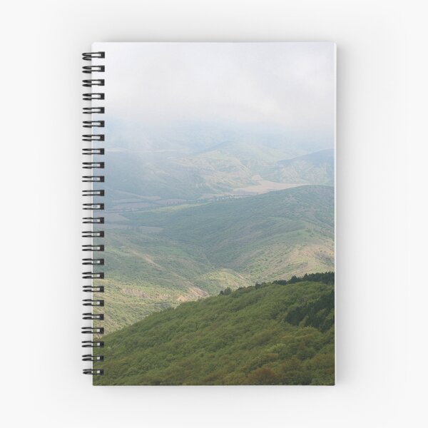 Item preview, Misty Layers of the Crimean Mountains — Spring Landscape Photo designed and sold by Koimak.