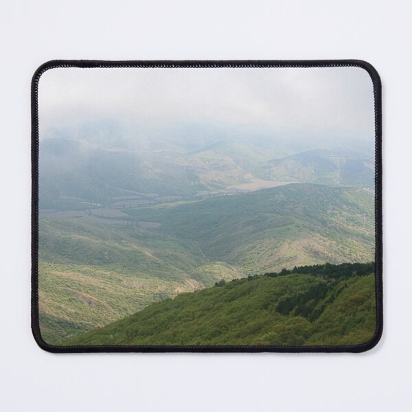 Item preview, Misty Layers of the Crimean Mountains — Spring Landscape Photo designed and sold by Koimak.