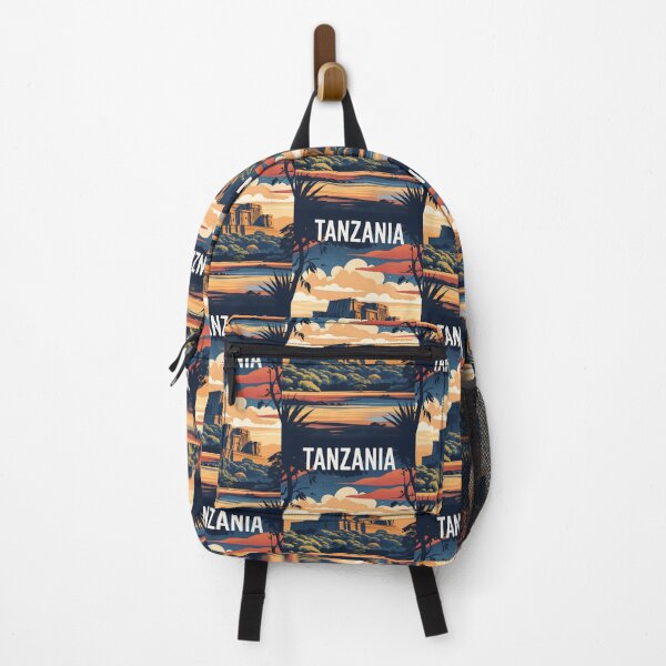 Item preview, Tanzania Retro Vintage Travel Design designed and sold by TravelersGems.