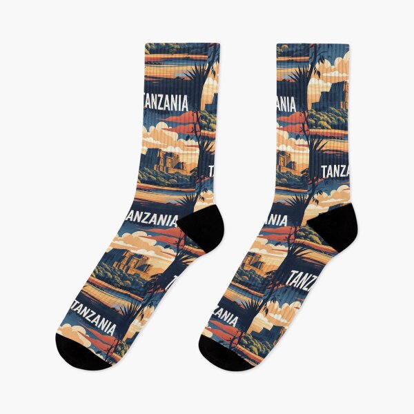 Item preview, Tanzania Retro Vintage Travel Design designed and sold by TravelersGems.