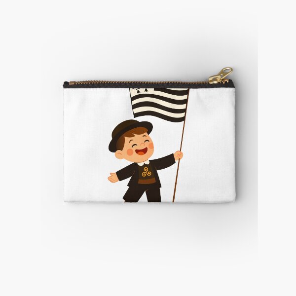 Item preview, Happy Breton boy with flag of Brittany designed and sold by 1enchik.