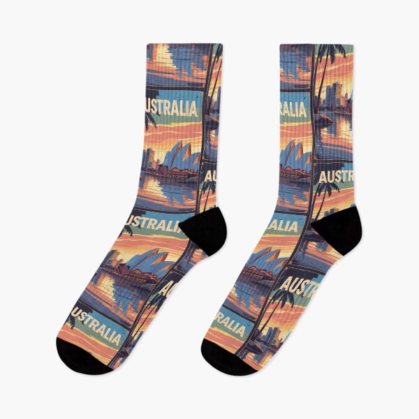 Item preview, Australia Retro Vintage Travel Design designed and sold by TravelersGems.