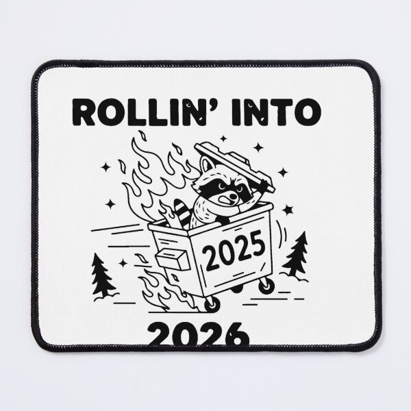 Item preview, Rollin' Into 2025 2026 For Raccoon Lovers designed and sold by artcultreone.
