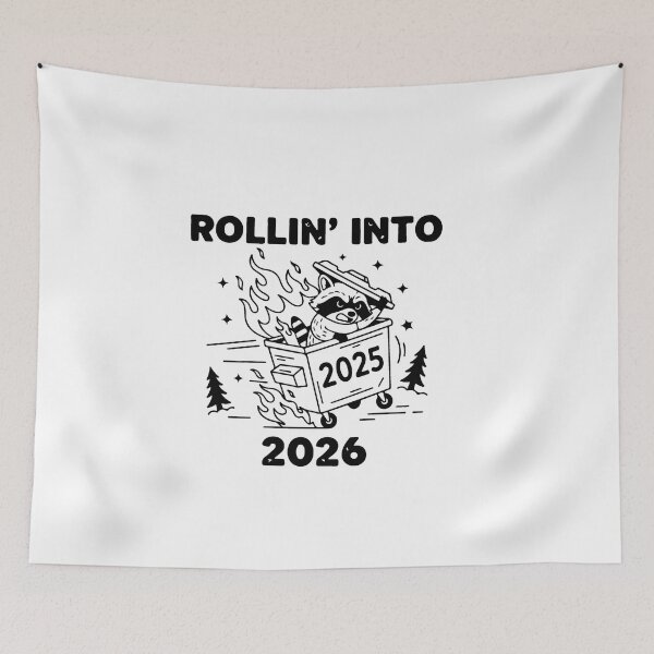 Item preview, Rollin' Into 2025 2026 For Raccoon Lovers designed and sold by artcultreone.
