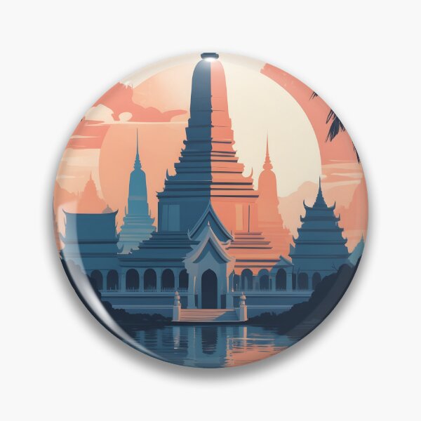 Item preview, Thailand Retro Vintage Travel Design designed and sold by TravelersGems.
