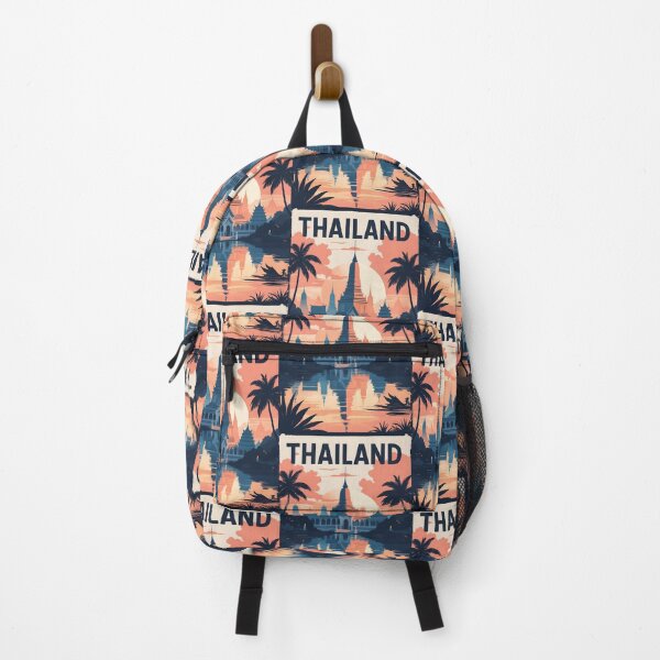 Item preview, Thailand Retro Vintage Travel Design designed and sold by TravelersGems.