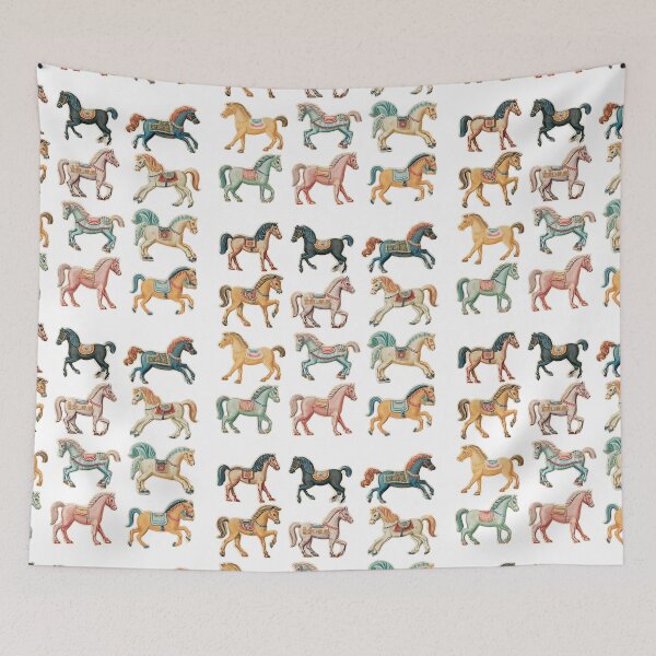 Item preview, Vintage toy horses designed and sold by MendaciousMina.