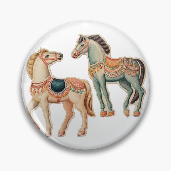 Item preview, Vintage toy horses designed and sold by MendaciousMina.