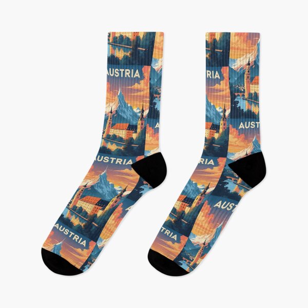 Item preview, Austria Retro Vintage Travel Design designed and sold by TravelersGems.