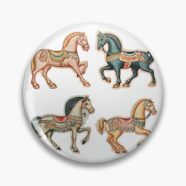 Item preview, Vintage toy horses designed and sold by MendaciousMina.