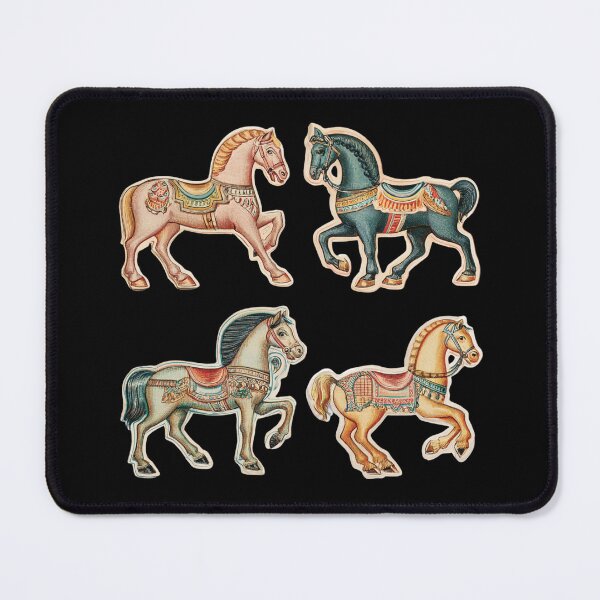 Item preview, Vintage toy horses designed and sold by MendaciousMina.