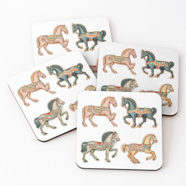 Item preview, Vintage toy horses designed and sold by MendaciousMina.