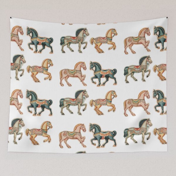 Item preview, Vintage toy horses designed and sold by MendaciousMina.